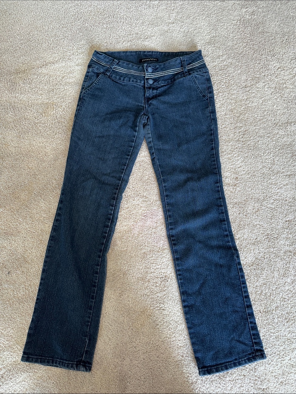 Dark Indigo Bootcut Jeans with Subtle Stretch